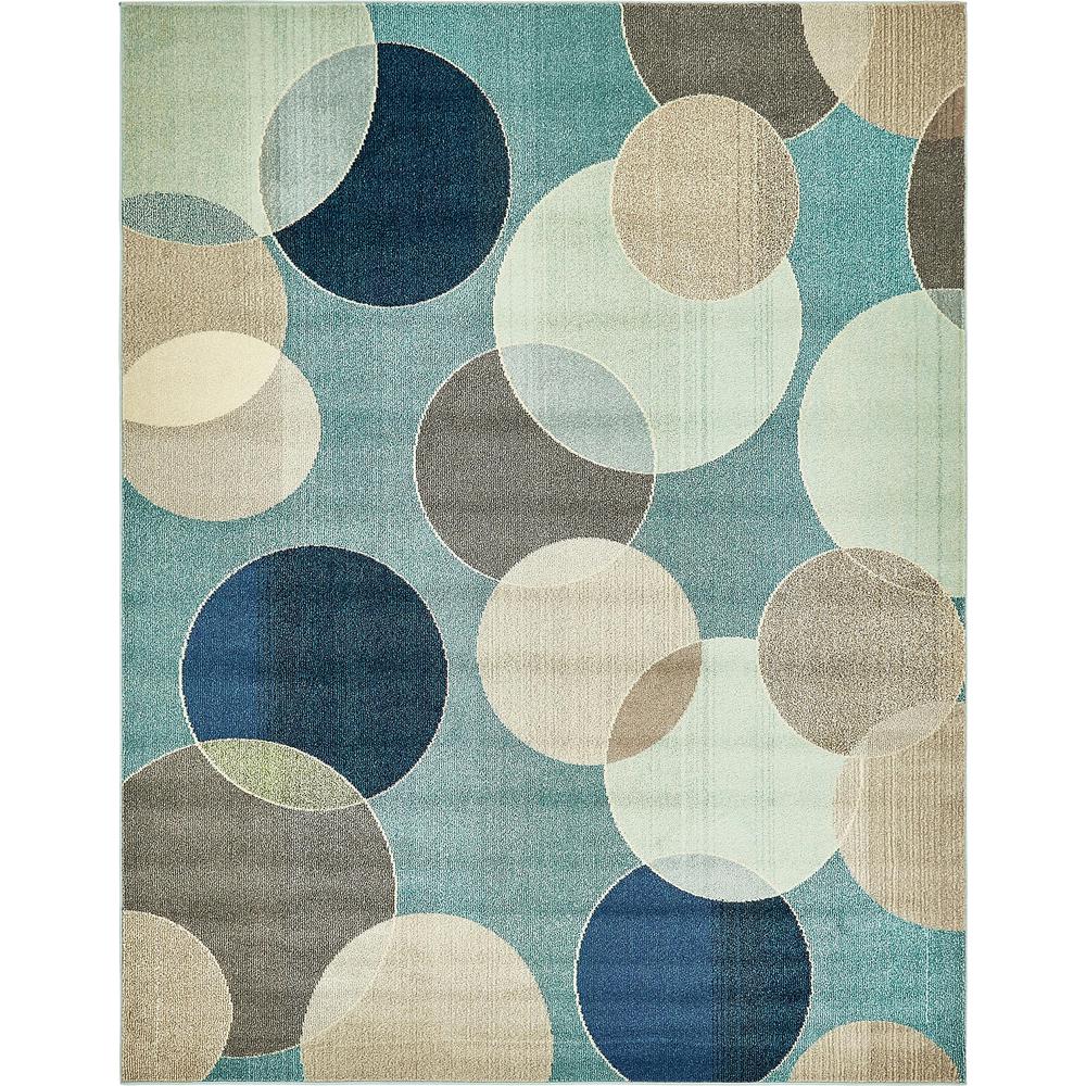 Seaside Chromatic Rug, Blue (8' 0 x 10' 0). Picture 2