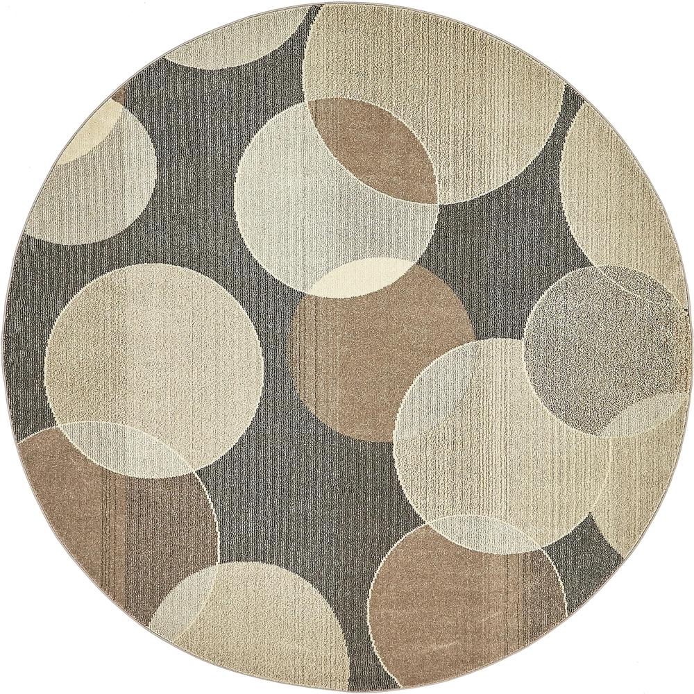 Seaside Chromatic Rug, Gray (8' 0 x 8' 0). Picture 5