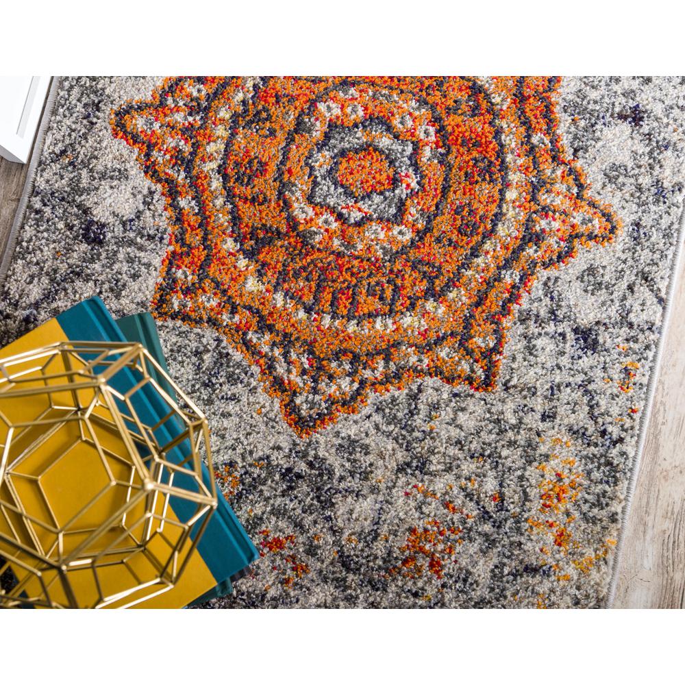 Klimt Vita Rug, Gray (2' 0 x 6' 7). Picture 4