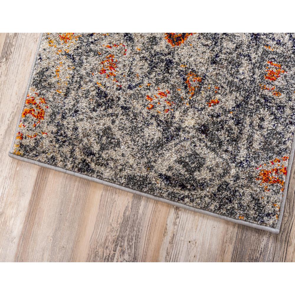 Klimt Vita Rug, Gray (2' 0 x 6' 7). Picture 6