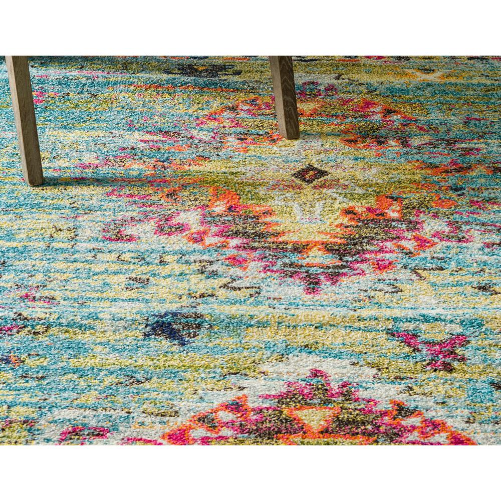 Chagall Vita Rug, Turquoise (9' 0 x 12' 0). Picture 4