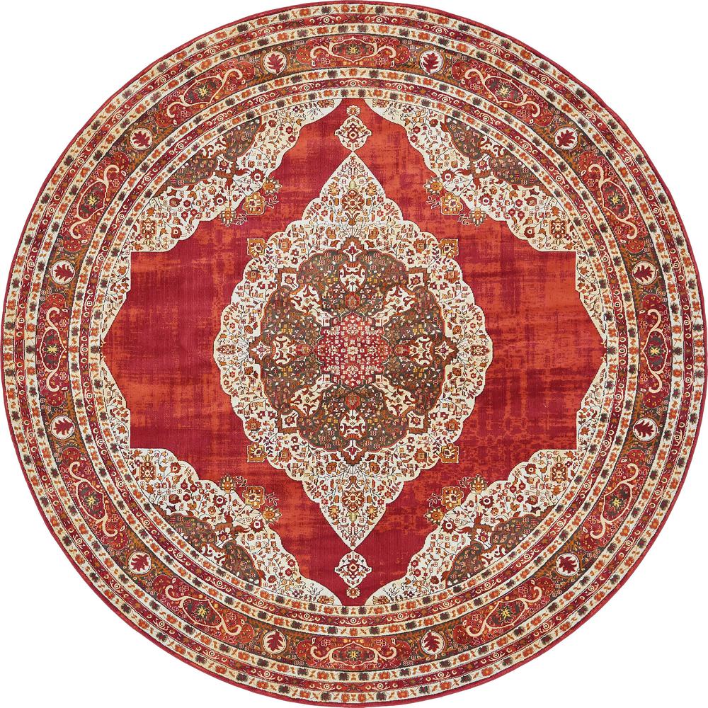 Regla Baracoa Rug, Red (8' 4 x 8' 4). Picture 2