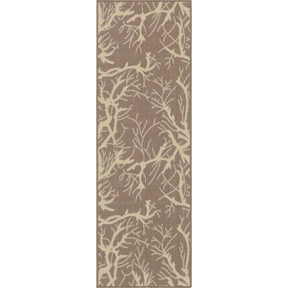 Outdoor Branch Rug, Brown (2' 0 x 6' 0). Picture 2