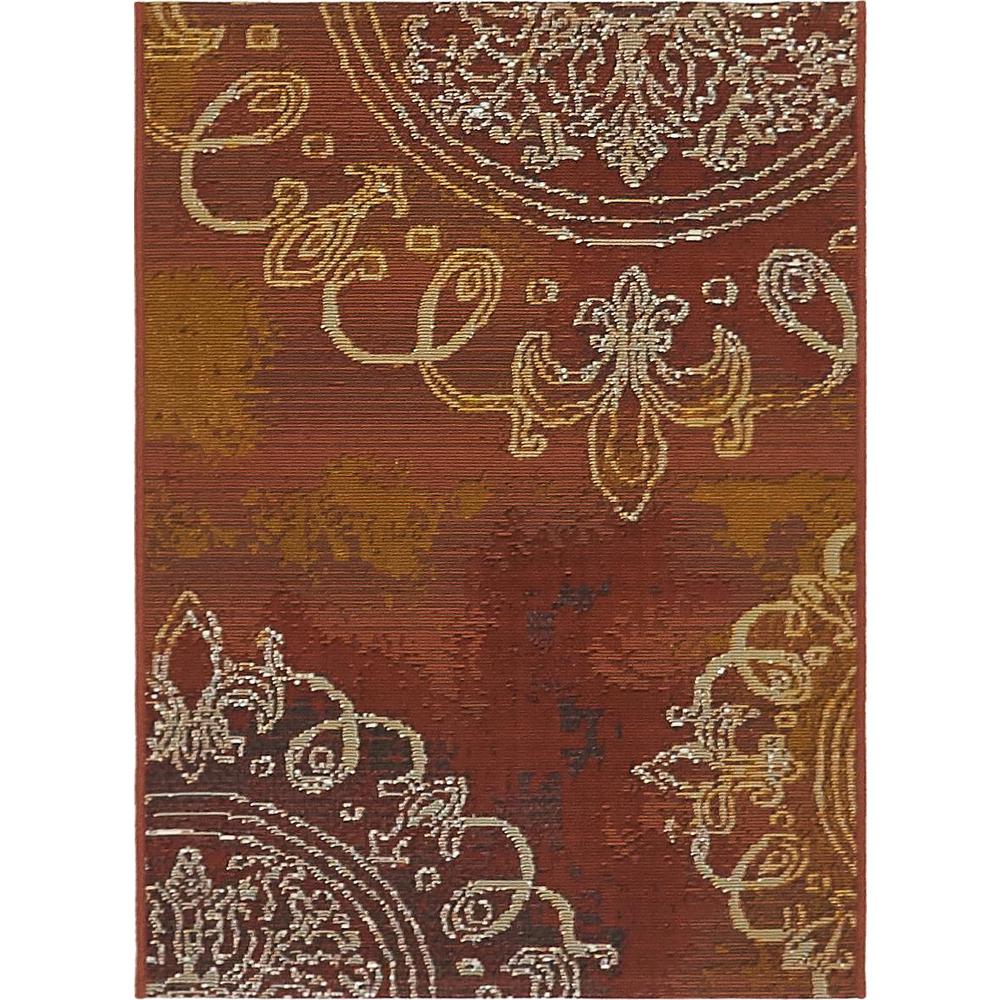 Outdoor Trio Rug, Rust Red (2' 2 x 3' 0). Picture 3