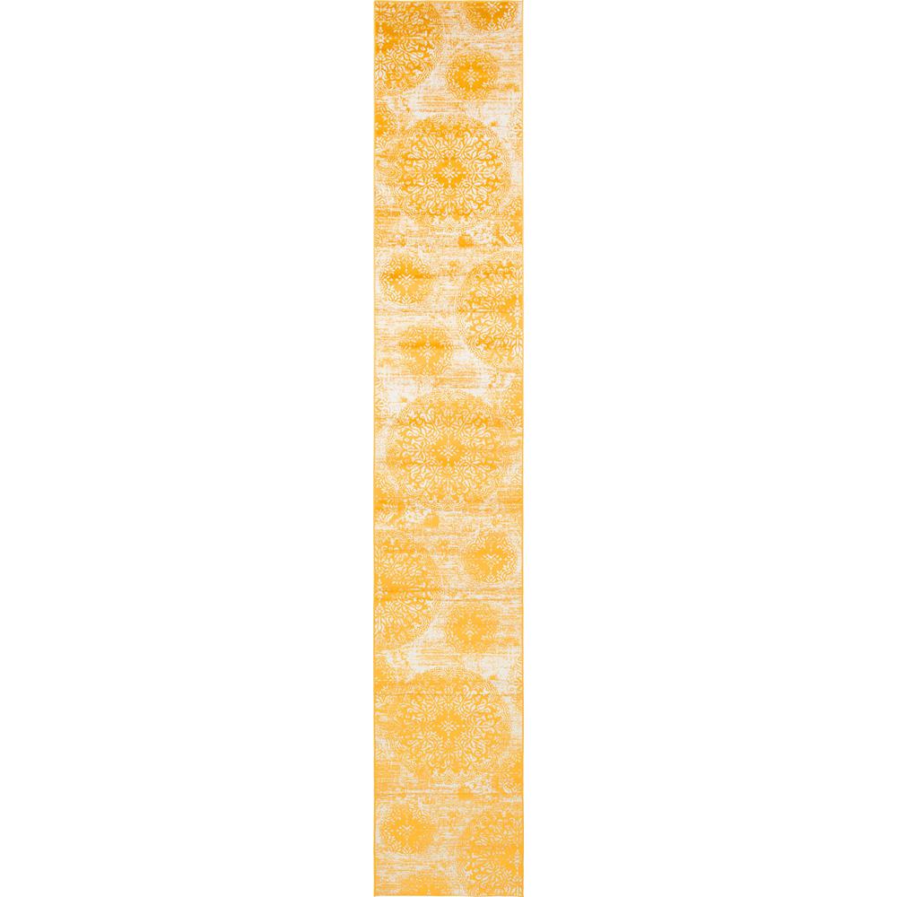 Grand Sofia Rug, Yellow (3' 3 x 19' 8). Picture 2