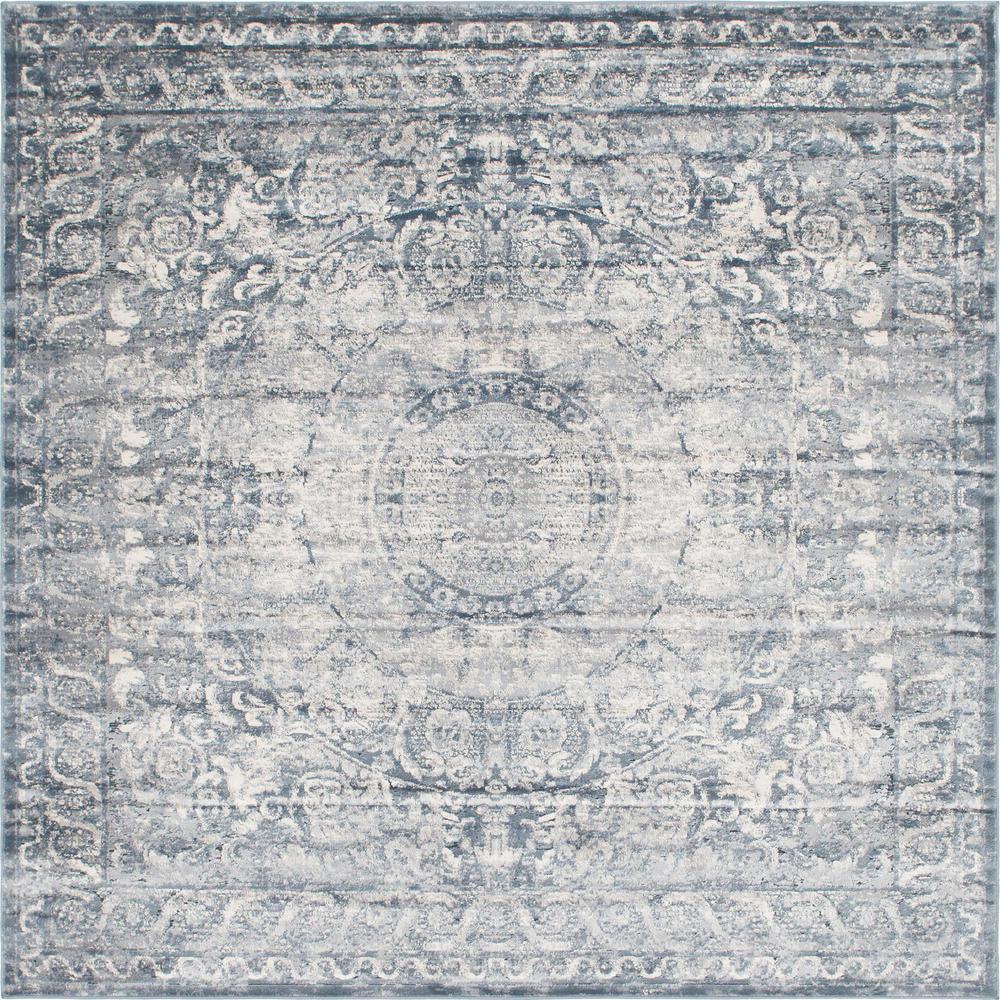 Chateau Grant Rug, Navy Blue (7' 0 x 7' 0). Picture 2