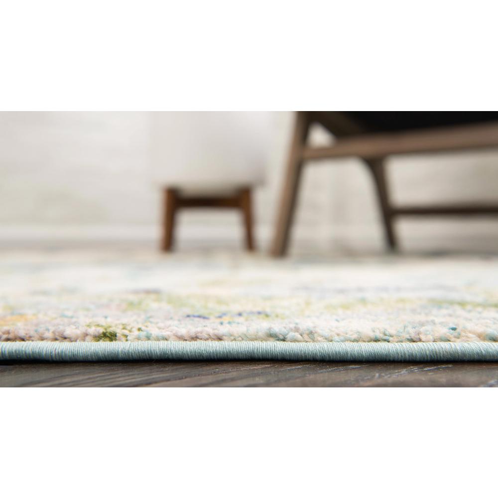 Champagne Chromatic Rug, Light Blue (6' 0 x 6' 0). Picture 4