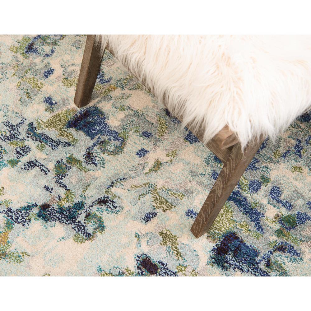 Champagne Chromatic Rug, Light Blue (6' 0 x 6' 0). Picture 5