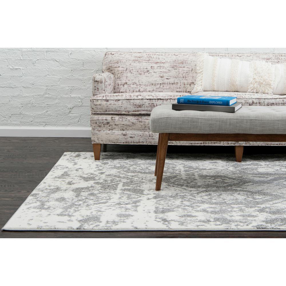 Piazza Rosso Rug, Light Gray (9' 0 x 12' 0). Picture 4
