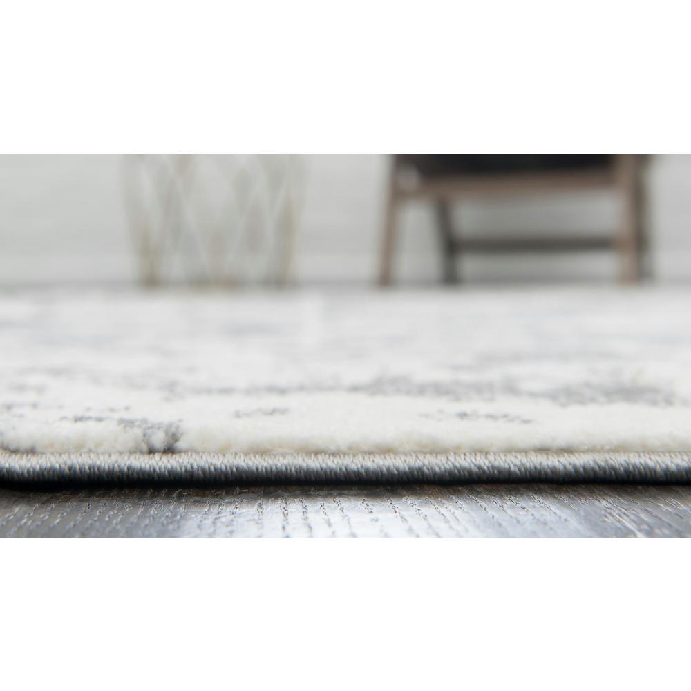 Piazza Rosso Rug, Light Gray (9' 0 x 12' 0). Picture 5
