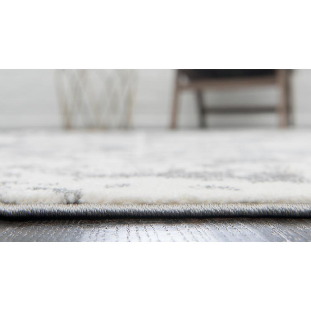 Piazza Rosso Rug, Light Gray (2' 7 x 10' 0). Picture 5