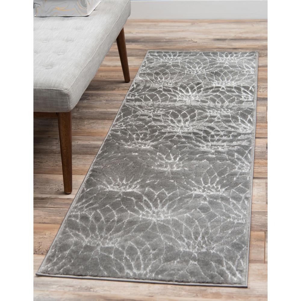 Marilyn Monroe™ Glam Dahlia Rug, Gray/Silver (2' 0 x 6' 0). Picture 2