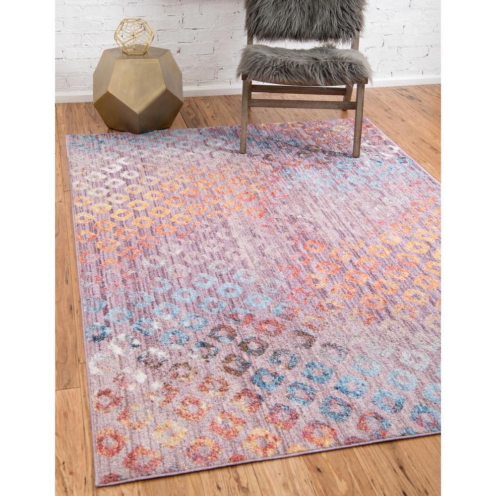 Rainbow Spectral Rug, Violet (8' 0 x 11' 0). Picture 2