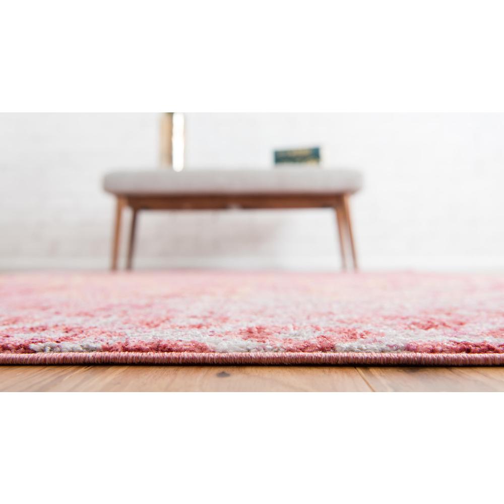 Rainbow Spectral Rug, Pink (3' 3 x 3' 3). Picture 5