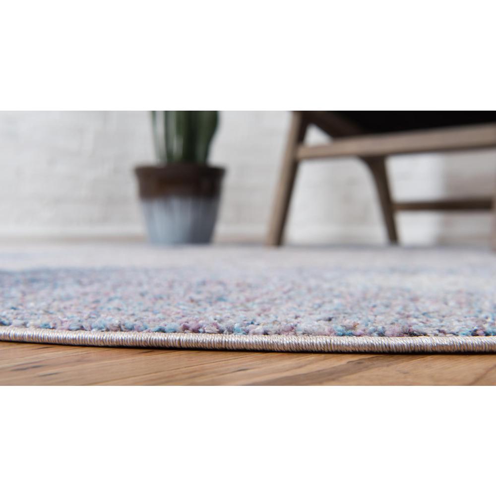Rainbow Reflective Rug, Blue (3' 3 x 3' 3). Picture 3