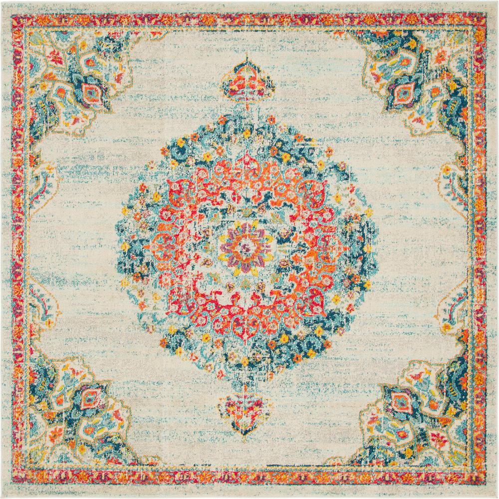 Alexis Penrose Rug, Ivory (8' 0 x 8' 0). Picture 2