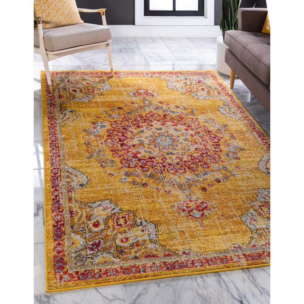 Alexis Penrose Rug, Gold (9' 0 x 12' 0). Picture 2