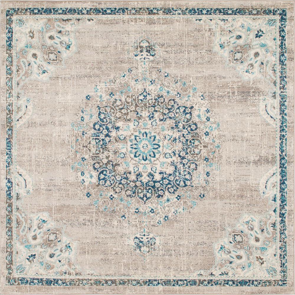 Alexis Penrose Rug, Gray (8' 0 x 8' 0). Picture 2