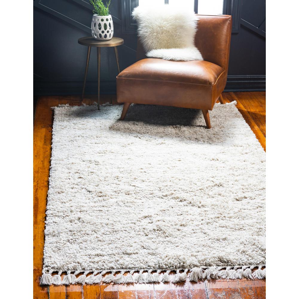 Misty Hygge Shag Rug, Ivory (8' 0 x 10' 0). Picture 2