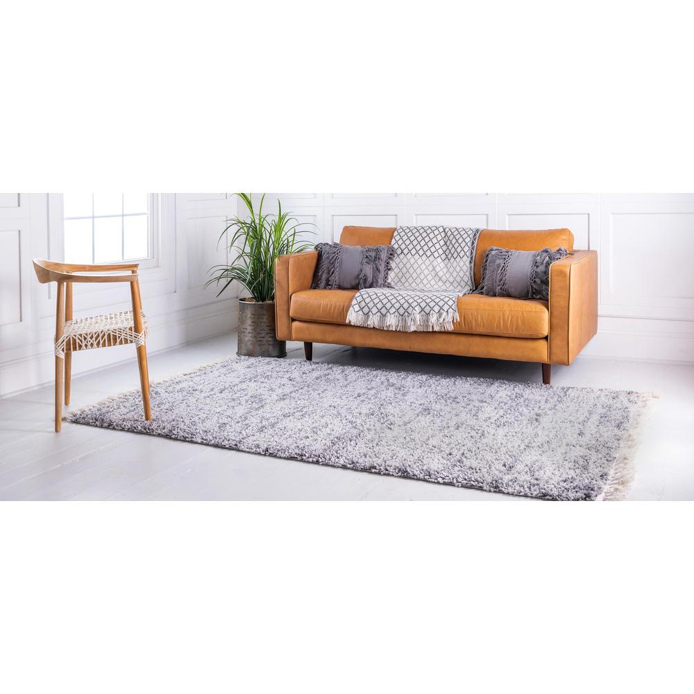 Misty Hygge Shag Rug, Gray (8' 0 x 10' 0). Picture 3