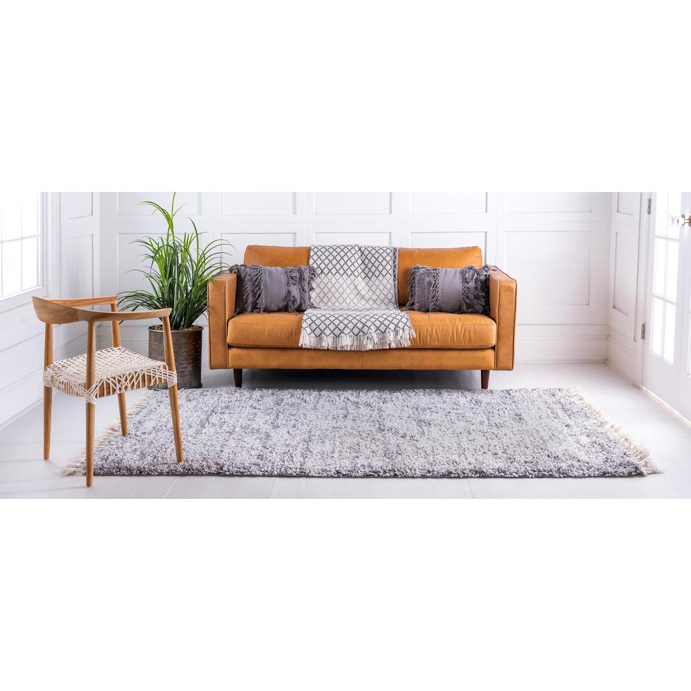 Misty Hygge Shag Rug, Gray (8' 0 x 10' 0). Picture 4
