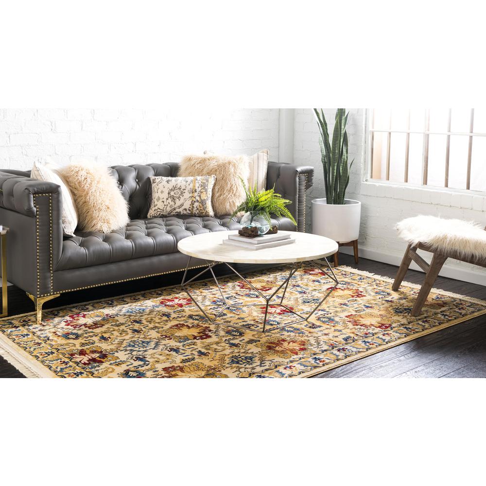 Diplomat District Rug, Ivory (8' 0 x 10' 0). Picture 3