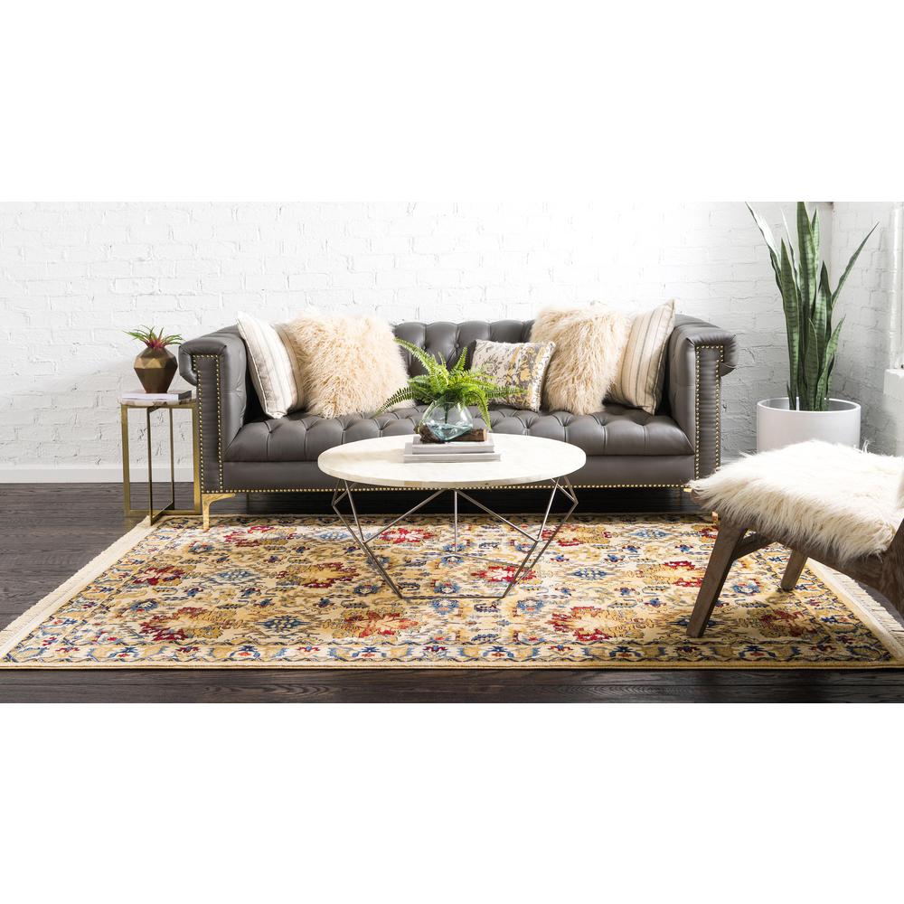 Diplomat District Rug, Ivory (8' 0 x 10' 0). Picture 4