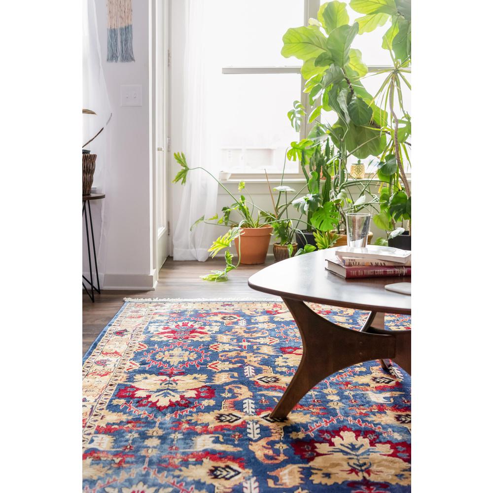 Diplomat District Rug, Blue (8' 0 x 10' 0). Picture 4