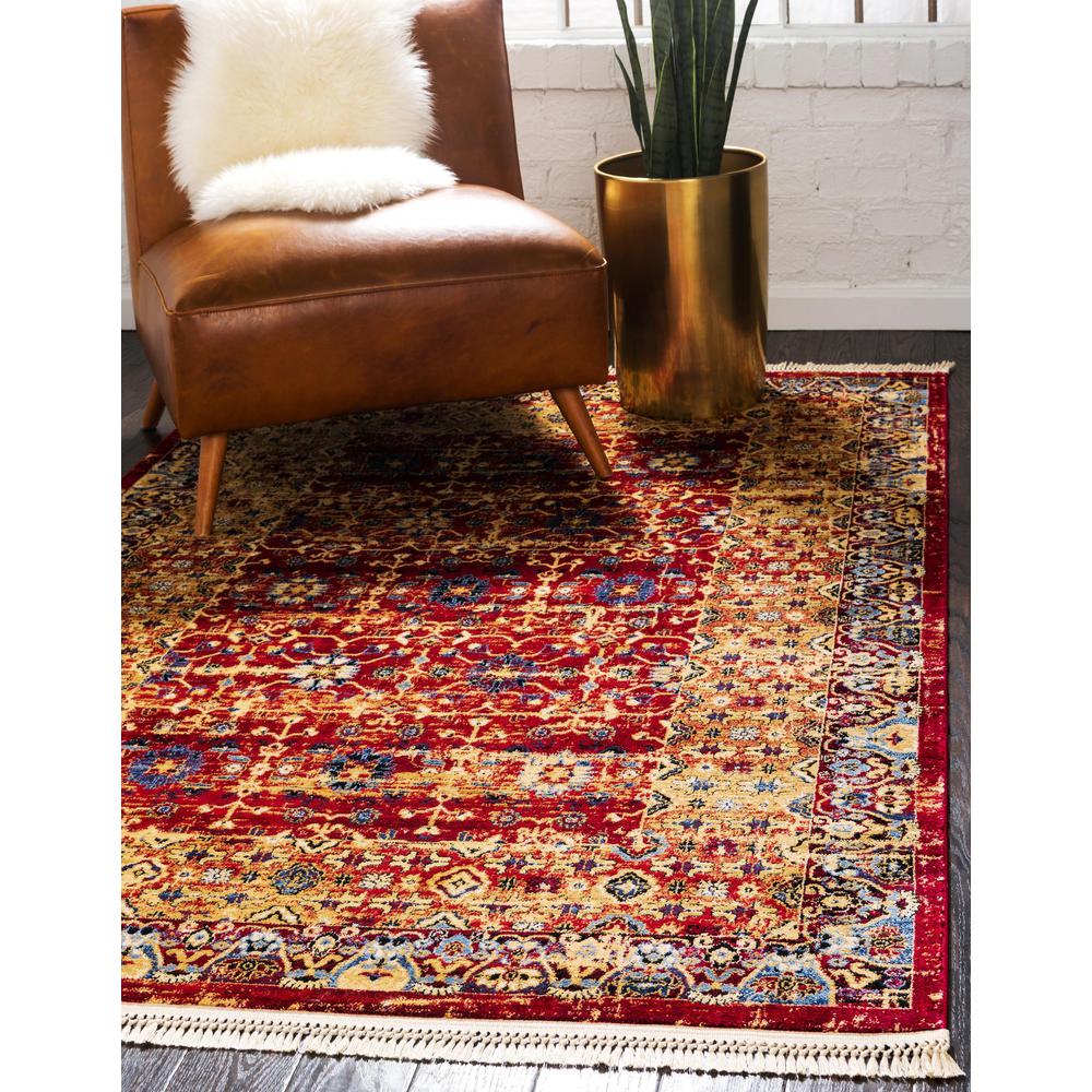 Hoya District Rug, Red (8' 0 x 10' 0). Picture 2