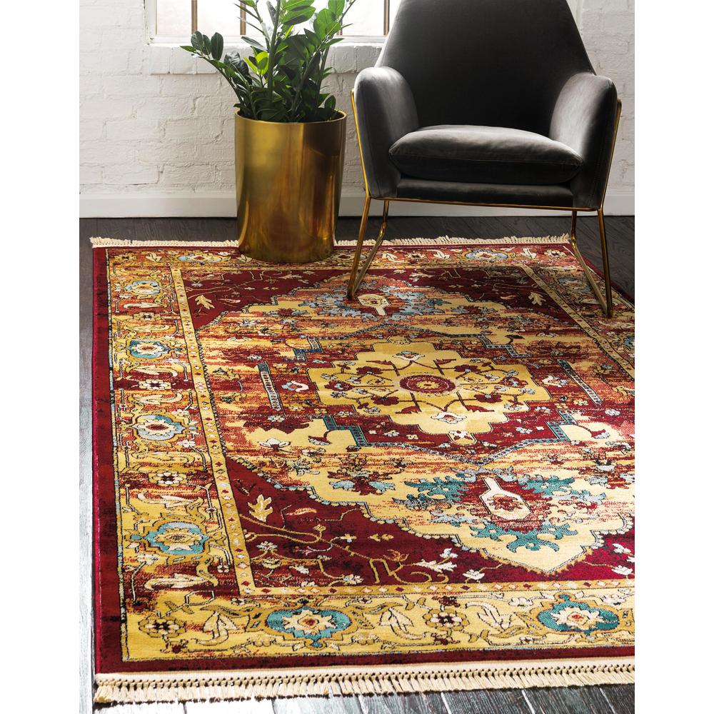 Potomac District Rug, Red (8' 0 x 10' 0). Picture 2