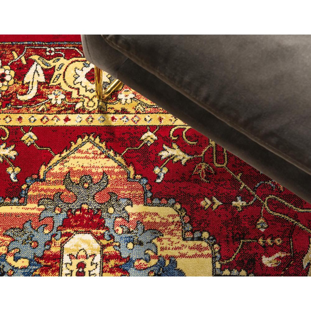 Potomac District Rug, Red (8' 0 x 10' 0). Picture 5