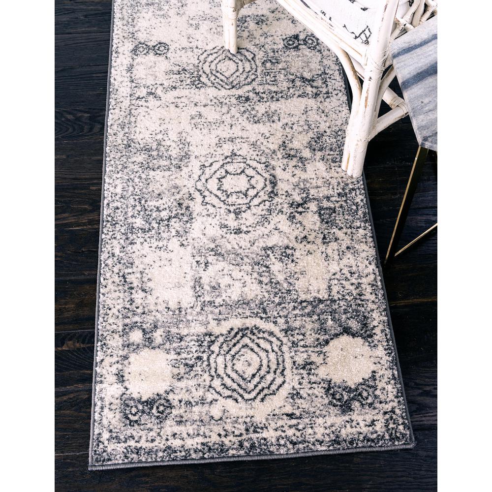Wells Bromley Rug, Light Gray (2' 0 x 6' 7). Picture 2