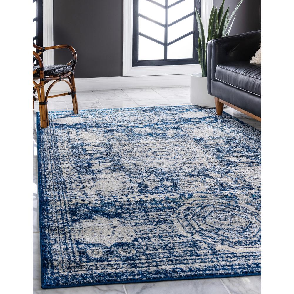 Wells Bromley Rug, Blue (9' 0 x 12' 0). Picture 2