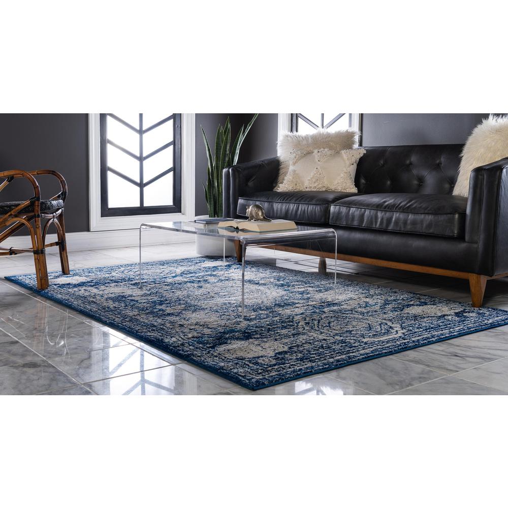 Wells Bromley Rug, Blue (9' 0 x 12' 0). Picture 3