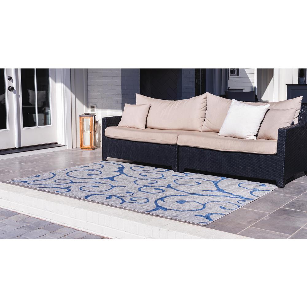 Outdoor Curl Rug, Light Gray (8' 0 x 11' 4). Picture 3