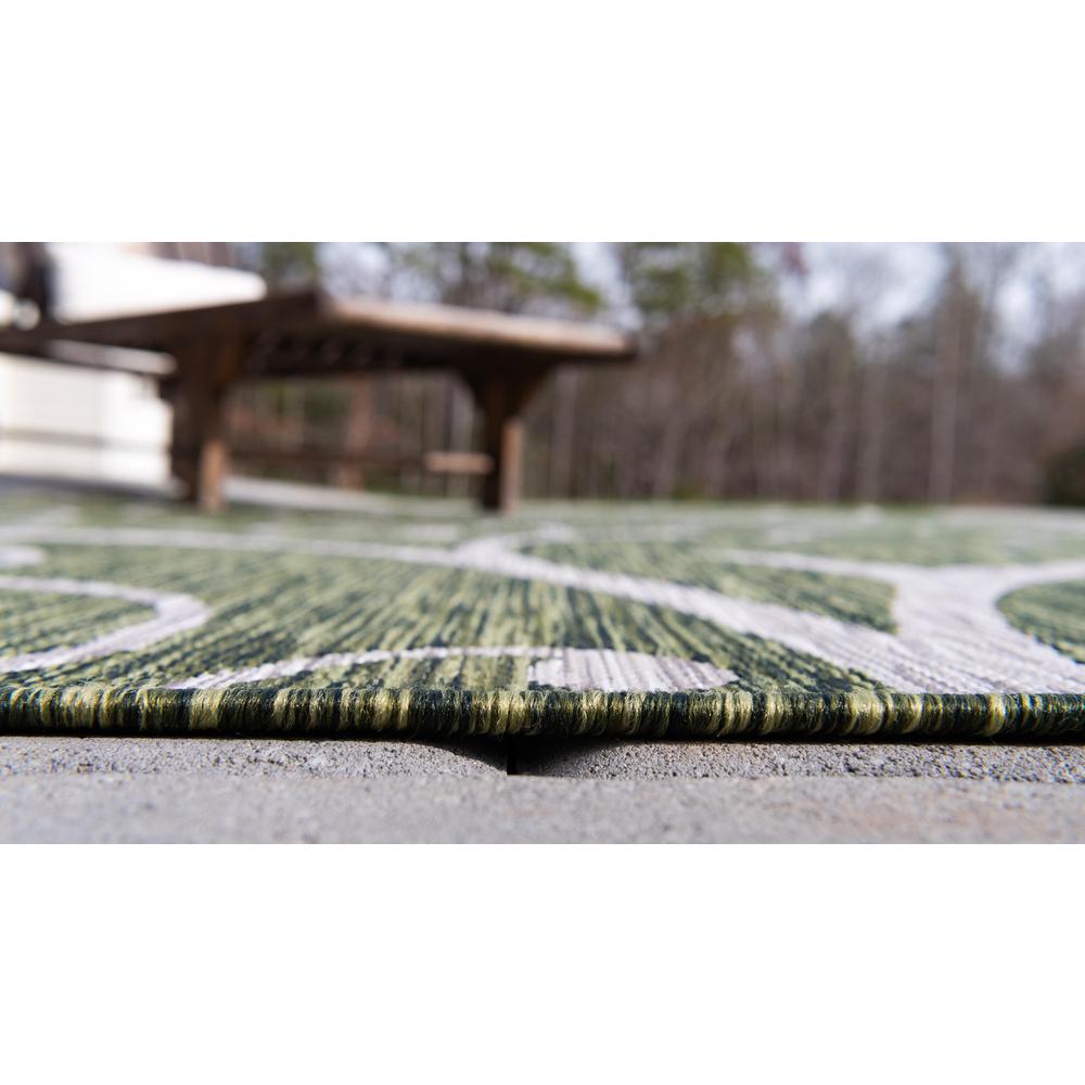 Outdoor Curl Rug, Green (8' 0 x 11' 4). Picture 5