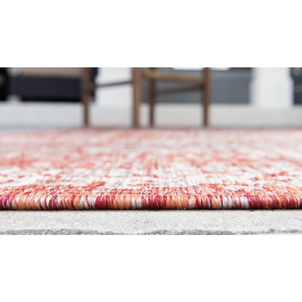 Outdoor Timeworn Rug, Rust Red (8' 0 x 11' 4). Picture 5