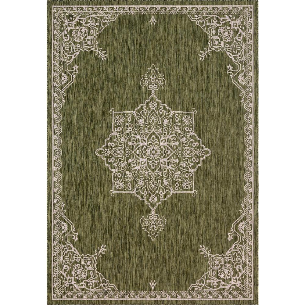 Outdoor Antique Rug, Green (8' 0 x 11' 4). Picture 2