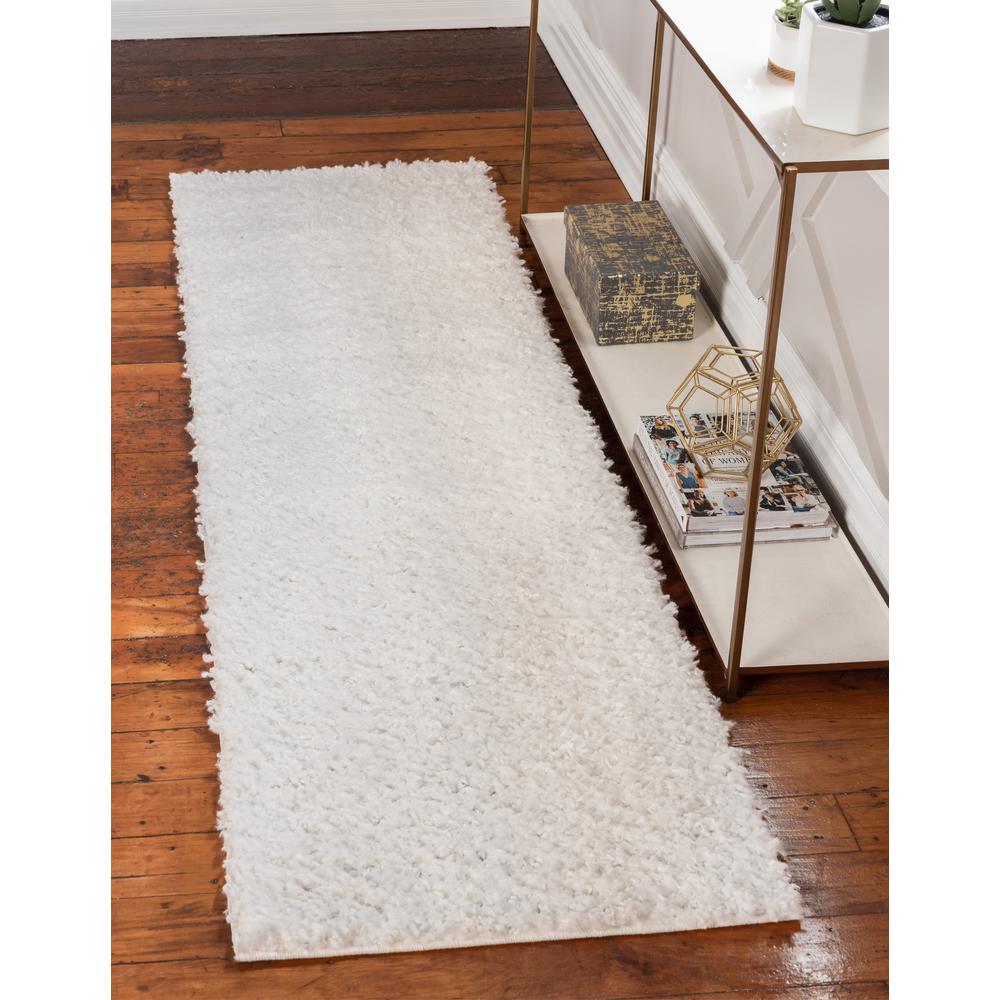 Davos Shag Rug, Ivory (2' 7 x 10' 0). Picture 2