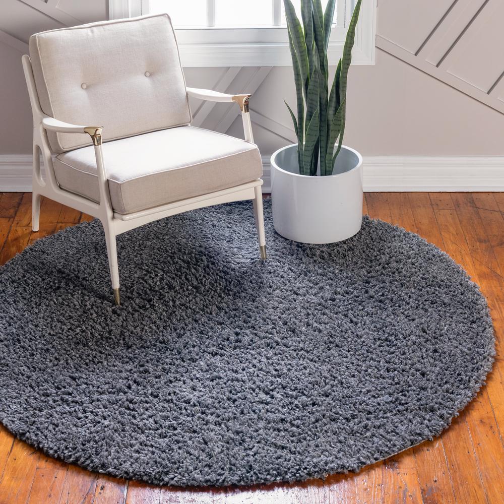 Davos Shag Rug, Peppercorn (4' 0 x 4' 0). Picture 2