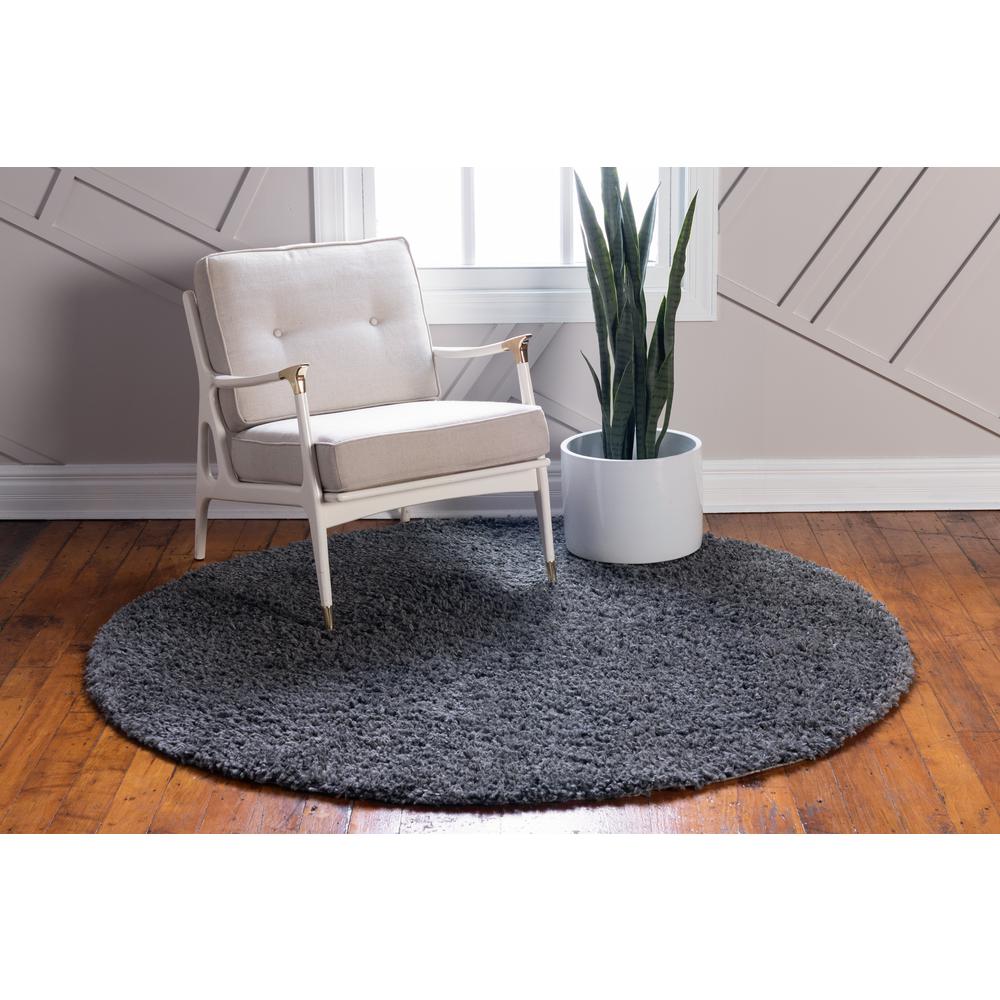 Davos Shag Rug, Peppercorn (4' 0 x 4' 0). Picture 4