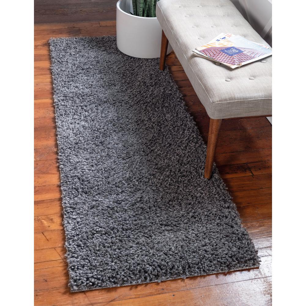 Davos Shag Rug, Peppercorn (2' 7 x 10' 0). Picture 2