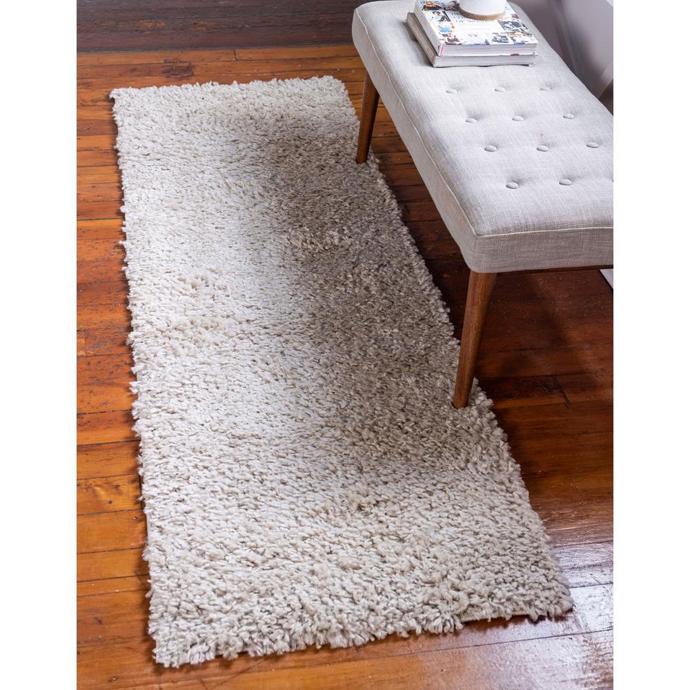 Davos Shag Rug, Linen (2' 7 x 10' 0). Picture 2