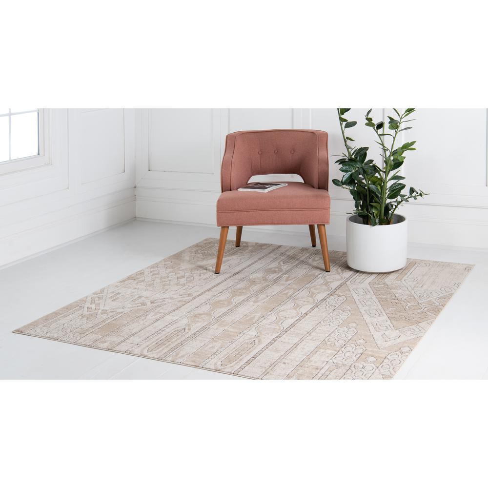 Orford Portland Rug, Tan (6' 0 x 6' 0). Picture 3