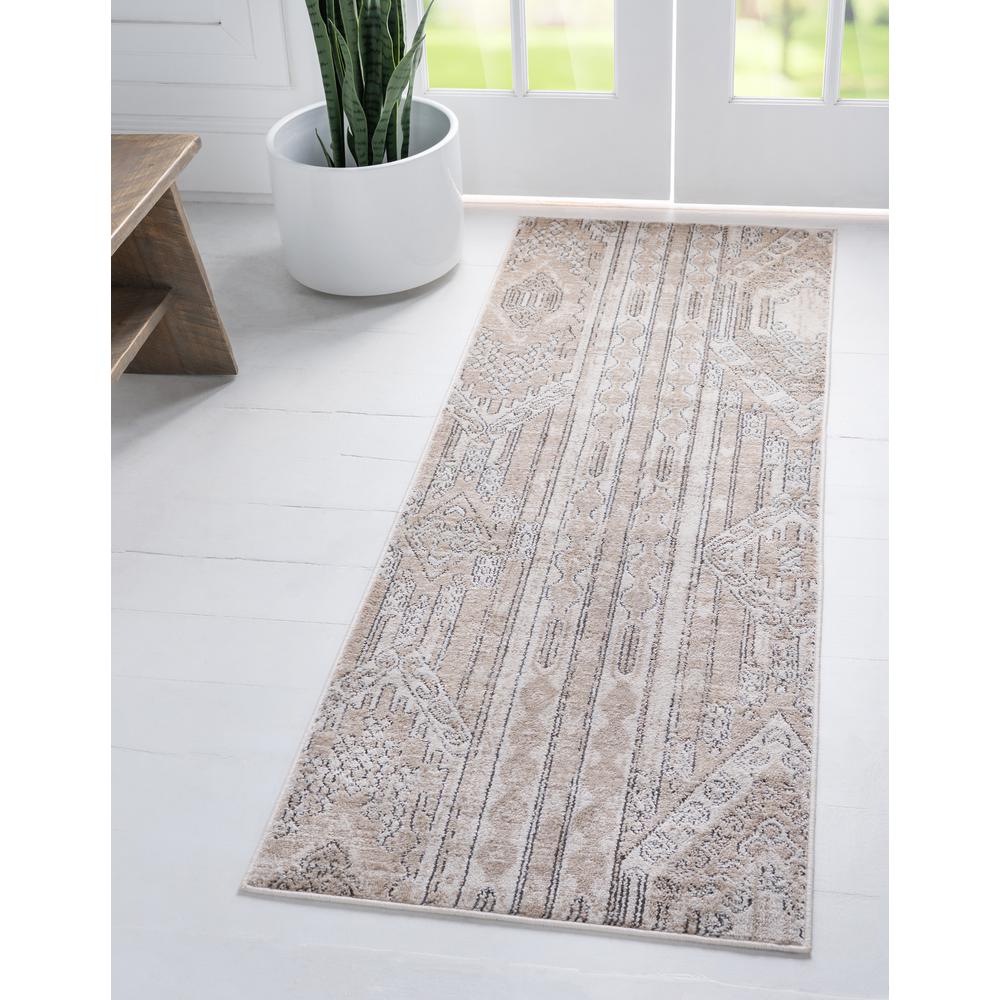 Orford Portland Rug, Tan (2' 2 x 8' 0). Picture 2