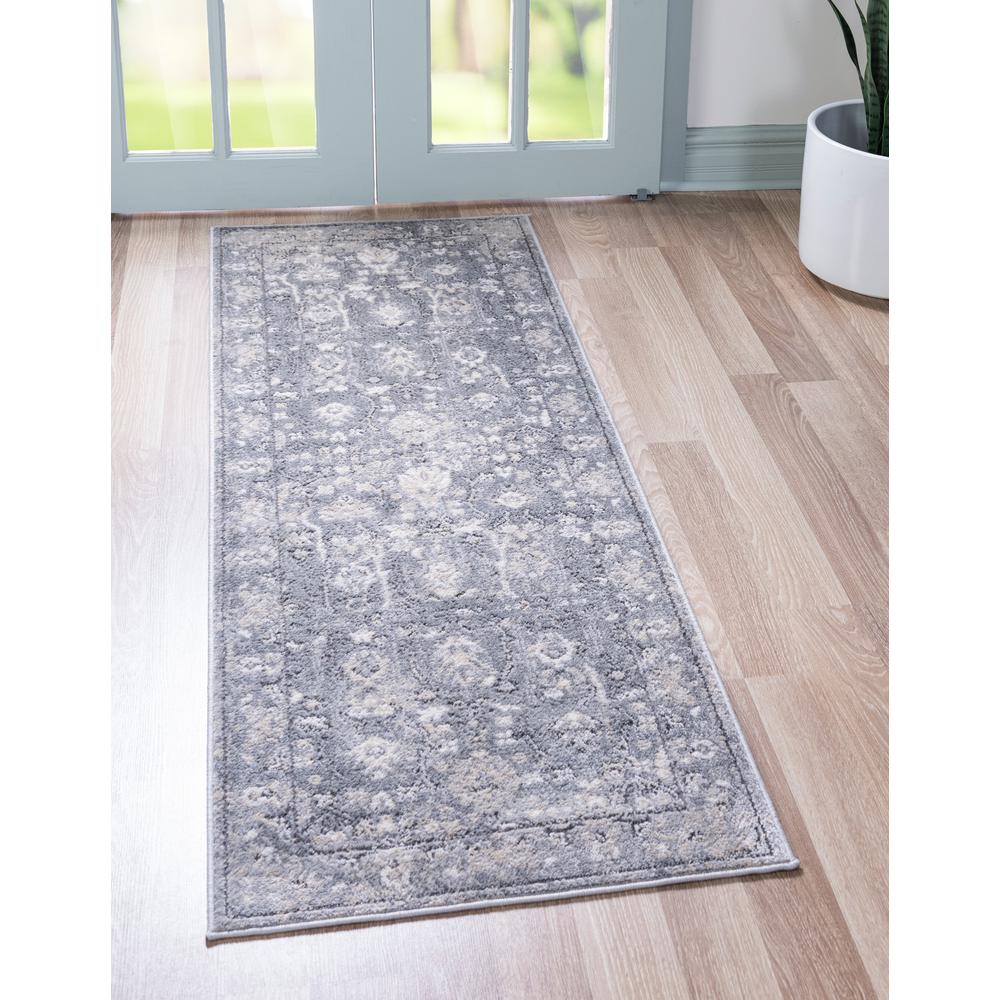 Central Portland Rug, Gray (2' 2 x 8' 0). Picture 2