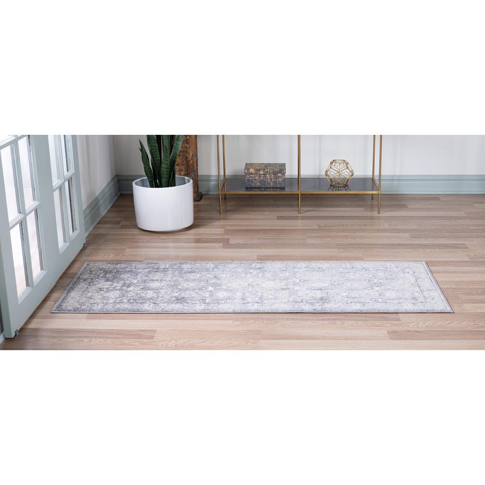 Central Portland Rug, Gray (2' 2 x 8' 0). Picture 4