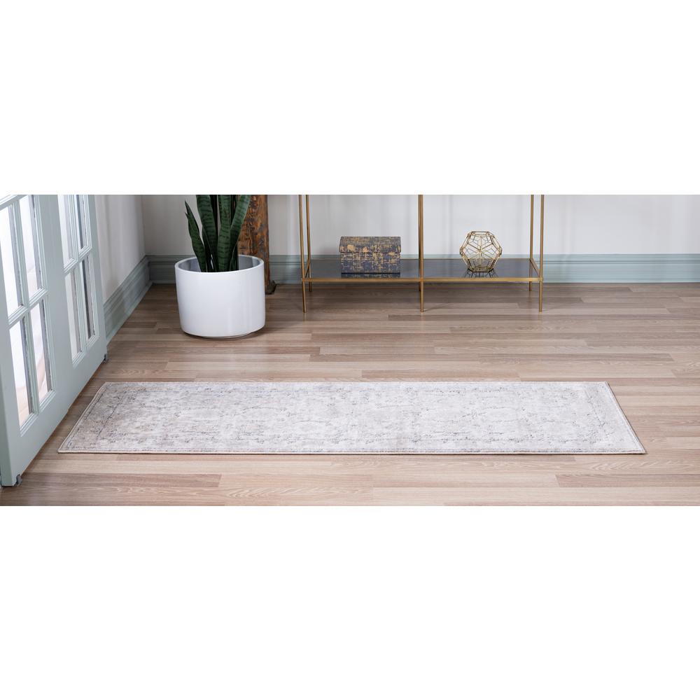 Central Portland Rug, Ivory (2' 2 x 8' 0). Picture 4