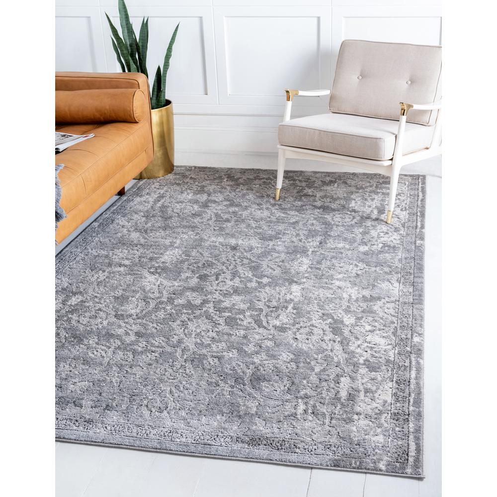 Albany Portland Rug, Gray (4' 0 x 6' 0). Picture 2