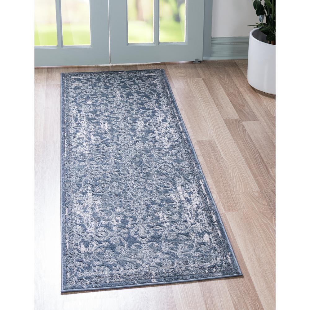 Albany Portland Rug, Blue (2' 2 x 8' 0). Picture 2